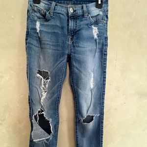 7 For All Mankind Sized 26 Distressed Denim
